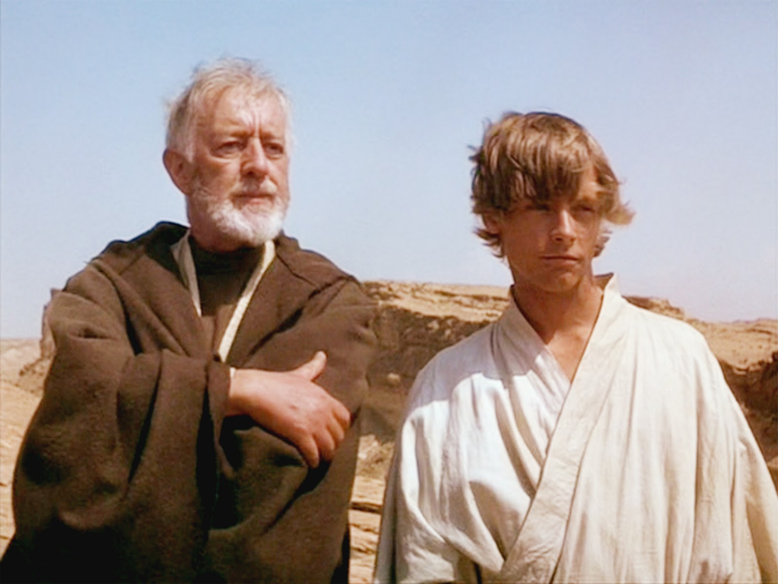 luke skywalker training with obi wan